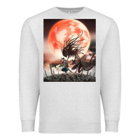 Oatmeal Heather bloodborne 99 Premium Sweatshirt - lanVoArt