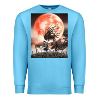 Ocean Blue bloodborne 99 Premium Sweatshirt - lanVoArt
