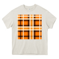 Cream tartan seamless pattern bbs Heavy Core Tee - BundleAndBundleShop