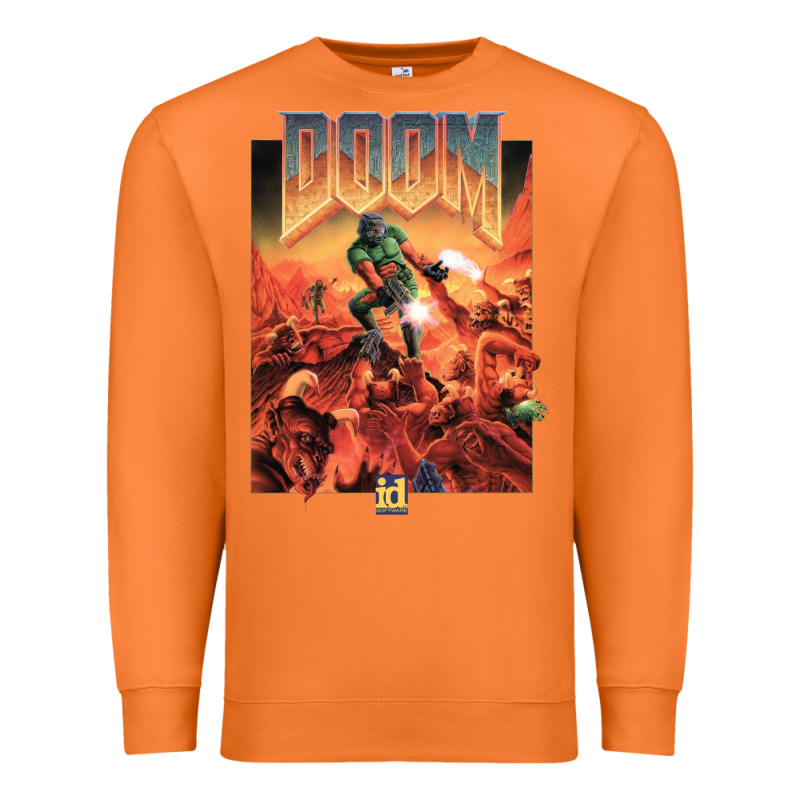 Doom 1993 Poster Pc Fps Premium Sweatshirt by lanVoArt | Teevron