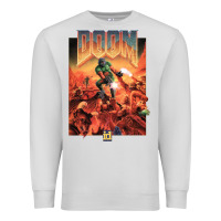 Dove Grey doom 1993 poster pc fps Premium Sweatshirt - lanVoArt