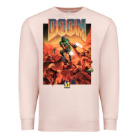 Pale Pink doom 1993 poster pc fps Premium Sweatshirt - lanVoArt