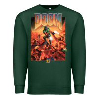 Sports Green doom 1993 poster pc fps Premium Sweatshirt - lanVoArt