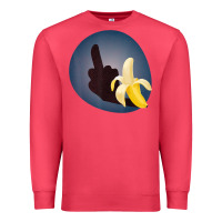 Cardinal Dirty Joke Halloween Costume Joke Middle Finger Banana Premium Sweatshirt - lanVoArt