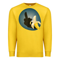 Lemon Dirty Joke Halloween Costume Joke Middle Finger Banana Premium Sweatshirt - lanVoArt