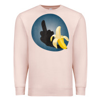 Pale Pink Dirty Joke Halloween Costume Joke Middle Finger Banana Premium Sweatshirt - lanVoArt