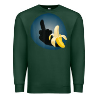 Sports Green Dirty Joke Halloween Costume Joke Middle Finger Banana Premium Sweatshirt - lanVoArt