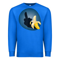 True Royal Dirty Joke Halloween Costume Joke Middle Finger Banana Premium Sweatshirt - lanVoArt
