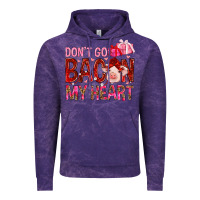 Cloud Purple Don't go bacon my heart Valentine's Day Vintage Hoodie - HowdyJamesFarm