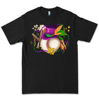 Black mardi gras baseball Premium Tee - LillyAllenDesigns