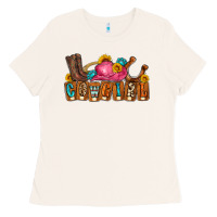 Bone cowgirl Ladies Tee - LillyAllenDesigns