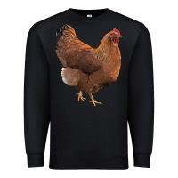 Black new hampshire red chicken Premium Sweatshirt - LillyAllenDesigns