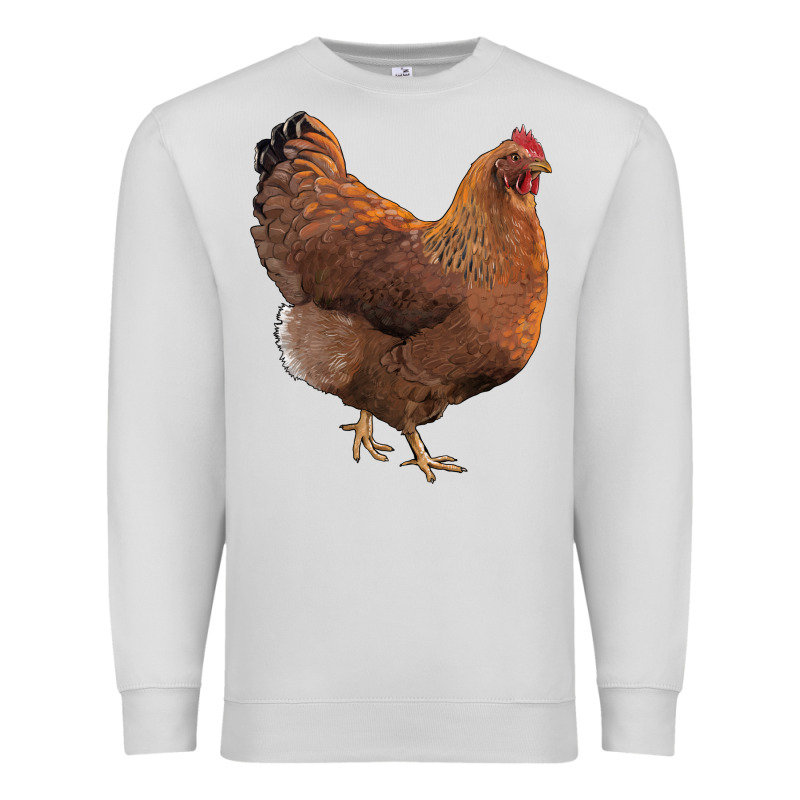 New Hampshire Red Chicken Premium Sweatshirt by LillyAllenDesigns | Teevron
