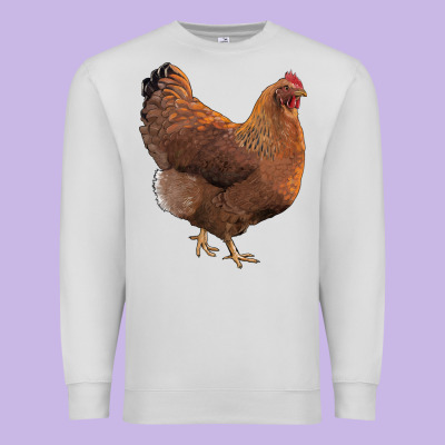 New Hampshire Red Chicken Premium Sweatshirt Designed By Lillyallendesigns