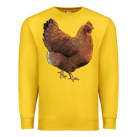 Lemon new hampshire red chicken Premium Sweatshirt - LillyAllenDesigns