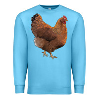 Ocean Blue new hampshire red chicken Premium Sweatshirt - LillyAllenDesigns