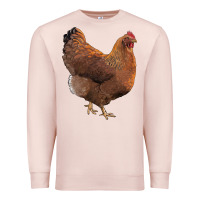 Pale Pink new hampshire red chicken Premium Sweatshirt - LillyAllenDesigns