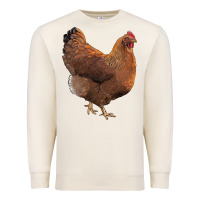 Sandshell new hampshire red chicken Premium Sweatshirt - LillyAllenDesigns