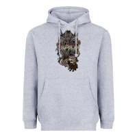 Heather Grey skaven warhammer Heavyweight Hoodie - lanVoArt