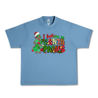 Pebble Blue i believe in santa paws Urban Heavy Tee - texasbilliewilder