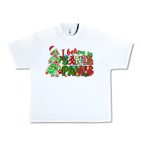 White i believe in santa paws Urban Heavy Tee - texasbilliewilder