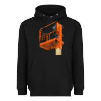 Black Single Man Lift Heavyweight Hoodie - LillyAllenDesigns