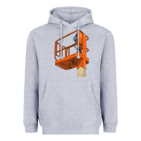 Heather Grey Single Man Lift Heavyweight Hoodie - LillyAllenDesigns