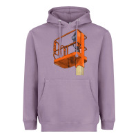 Lavender Single Man Lift Heavyweight Hoodie - LillyAllenDesigns
