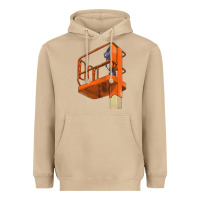 Mushroom Single Man Lift Heavyweight Hoodie - LillyAllenDesigns
