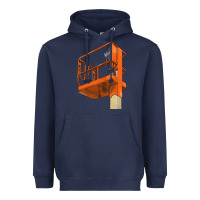 Navy Single Man Lift Heavyweight Hoodie - LillyAllenDesigns
