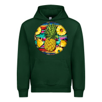 Foreset Green pineapple leopard Urban Hoodie - BarkalooDesign
