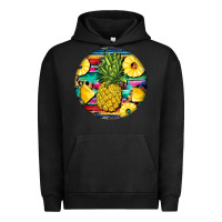 Pigment Black pineapple leopard Urban Hoodie - BarkalooDesign