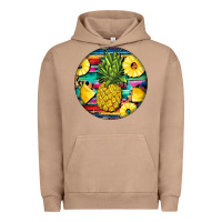 Pigment Burro pineapple leopard Urban Hoodie - BarkalooDesign