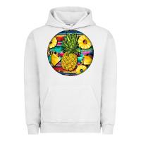 Pigment Lunar Rock pineapple leopard Urban Hoodie - BarkalooDesign