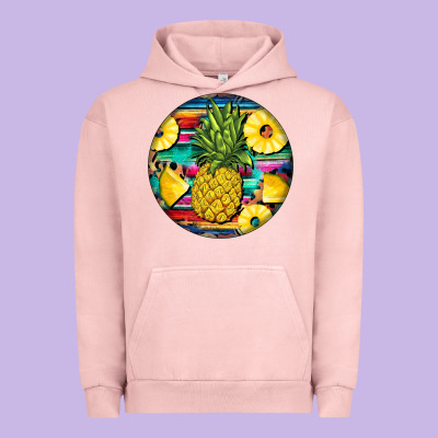 Pineapple Leopard Urban Hoodie Designed By Barkaloodesign