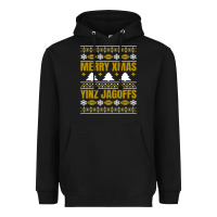 Black Merry Christmas Yinz Jagoffs Pittsburgh Pennsylvania Xmas Gifts 1 Heavyweight Hoodie - lanVoArt
