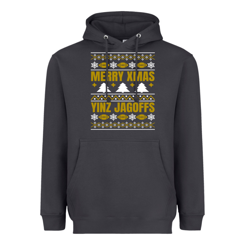 Merry Christmas Yinz Jagoffs Pittsburgh Pennsylvania Xmas Gifts 1 Heavyweight Hoodie by lanVoArt | Teevron