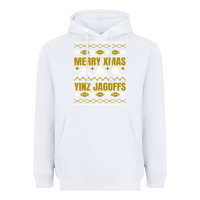 White Merry Christmas Yinz Jagoffs Pittsburgh Pennsylvania Xmas Gifts 1 Heavyweight Hoodie - lanVoArt