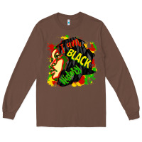 Chestnut i am black history Long Sleeve Tee - CowGirlArtShop