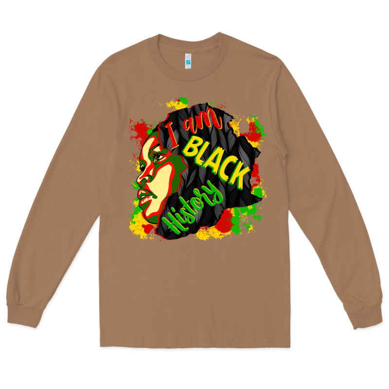 I Am Black History Long Sleeve Tee by CowGirlArtShop | Teevron