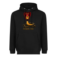 Black cobra cai Heavyweight Hoodie - lanVoArt