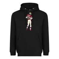 Black deion sanders 32 Heavyweight Hoodie - lanVoArt
