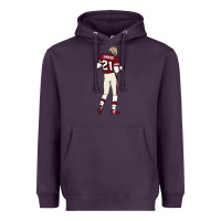Plum deion sanders 32 Heavyweight Hoodie - lanVoArt