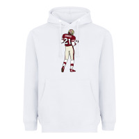 White deion sanders 32 Heavyweight Hoodie - lanVoArt