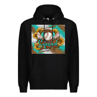 Black baseball mom squad tumbler Premium Hoodie - BundleAndBundleShop
