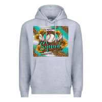 Heather Grey baseball mom squad tumbler Premium Hoodie - BundleAndBundleShop