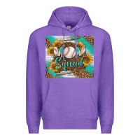 Purple baseball mom squad tumbler Premium Hoodie - BundleAndBundleShop