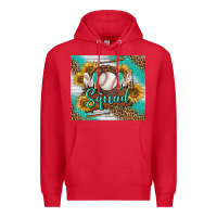 Red baseball mom squad tumbler Premium Hoodie - BundleAndBundleShop