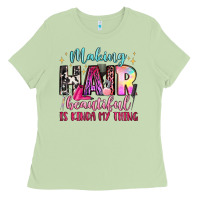 Matcha making hair beautiful is kinda my thing Ladies Tee - LillyAllenDesigns