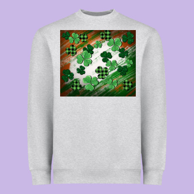 St. Patricks Day Heavyweight Sweatshirt Designed By Fadigitalartstudio